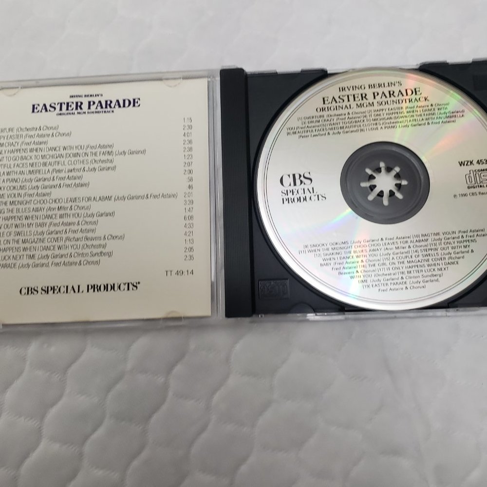 Easter Parade [Original MGM Soundtrack] Judy Garland / Fred Astaire (CD, 1990) - Picture 3 of 5